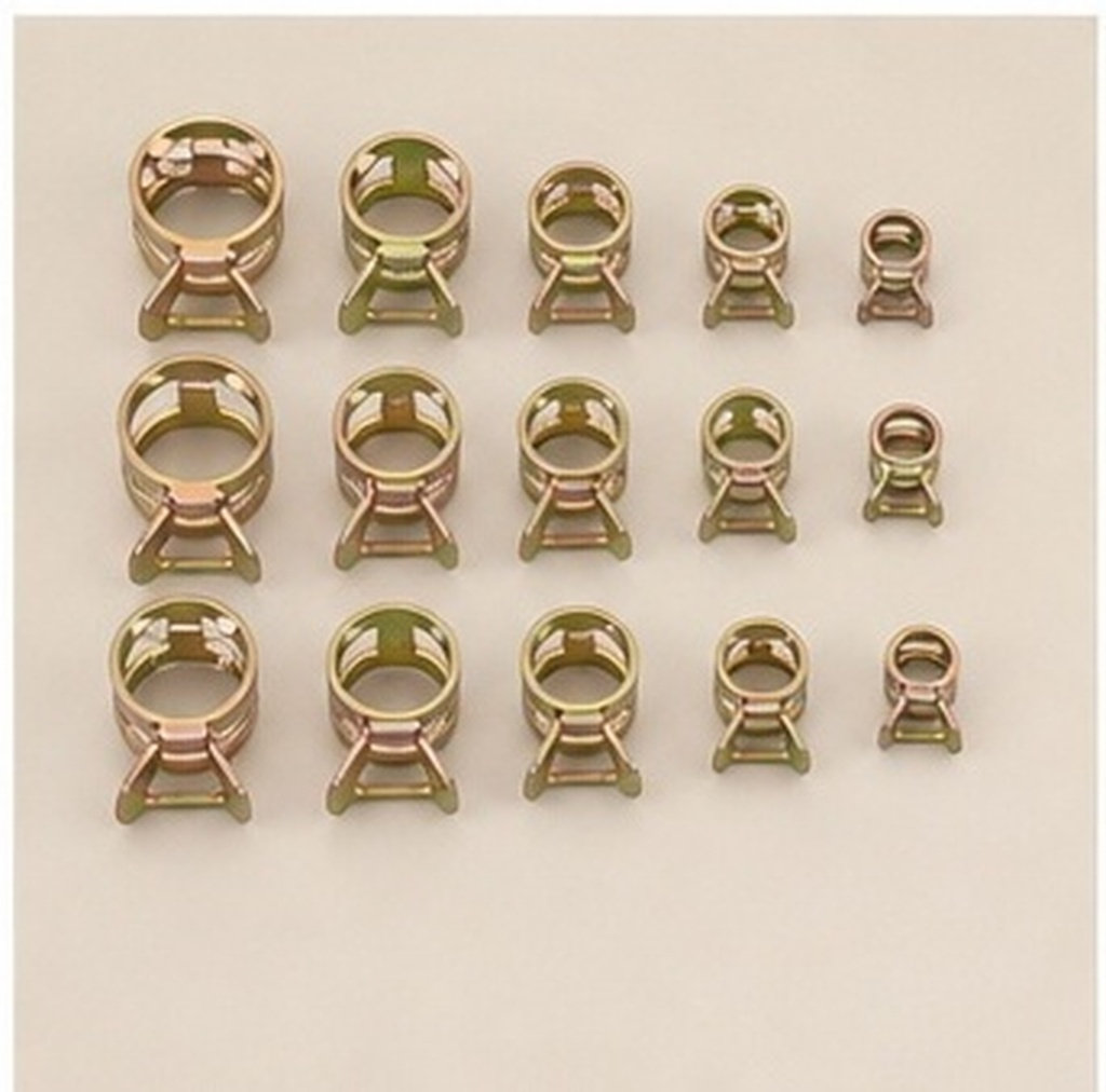 Hose Clamp Assorted - 1세트 호스 클램프, 아연 재질, 높은